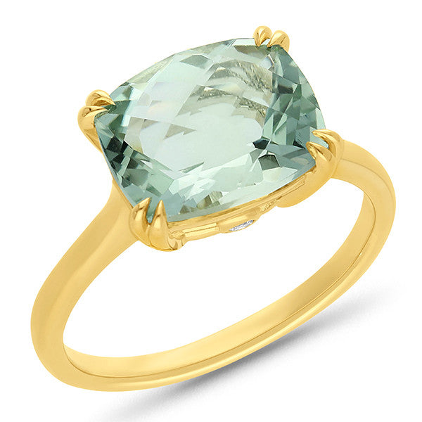 Meaning Green Amethyst Halo Ring Green Amethyst Diamond Ring