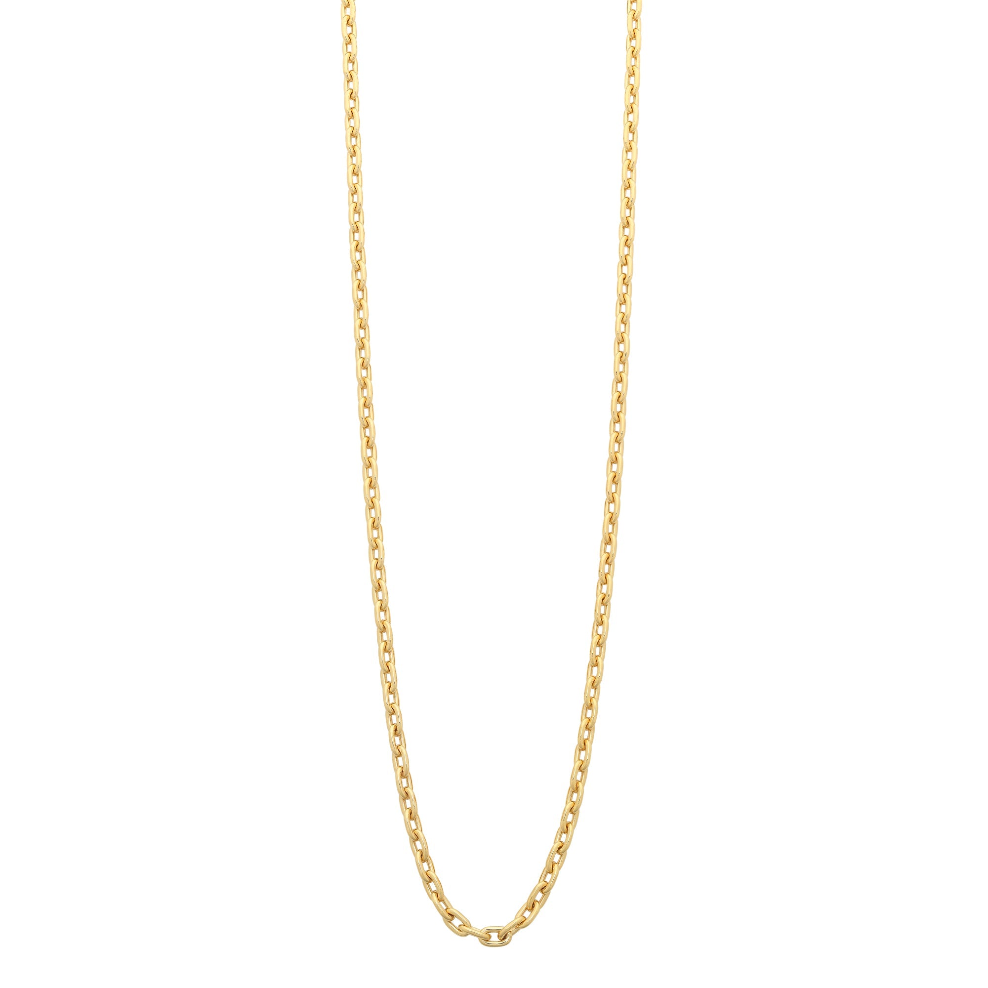 9ct Gold Silver Filled 50cm Chain